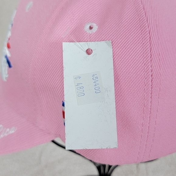 Costa Rica Pink Embroidered Patriotic Ball Cap By Mega Sport NEW - Picture 11 of 11